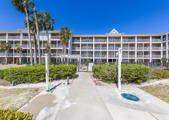 Apartment Gulf View King Bed With Bunk And Large L Shaped Balcony In Cozy Perdido Key *