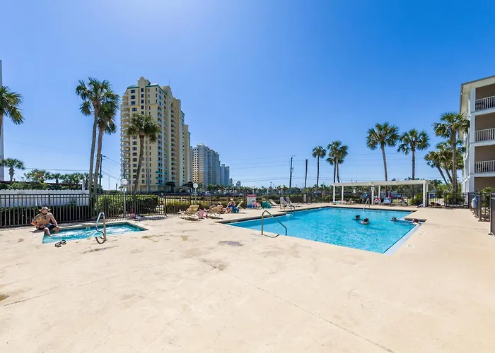 Apartment Gulf View King Bed With Bunk And Large L Shaped Balcony In Cozy Perdido Key Pensacola