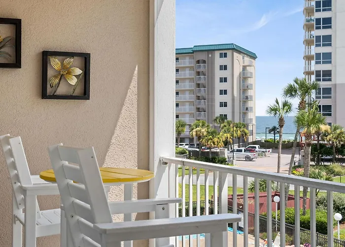 Gulf View King Bed With Bunk And Large L Shaped Balcony In Cozy Perdido Key Apartment *