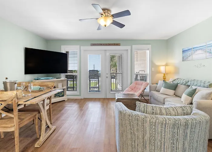 Apartment Gulf View King Bed With Bunk And Large L Shaped Balcony In Cozy Perdido Key